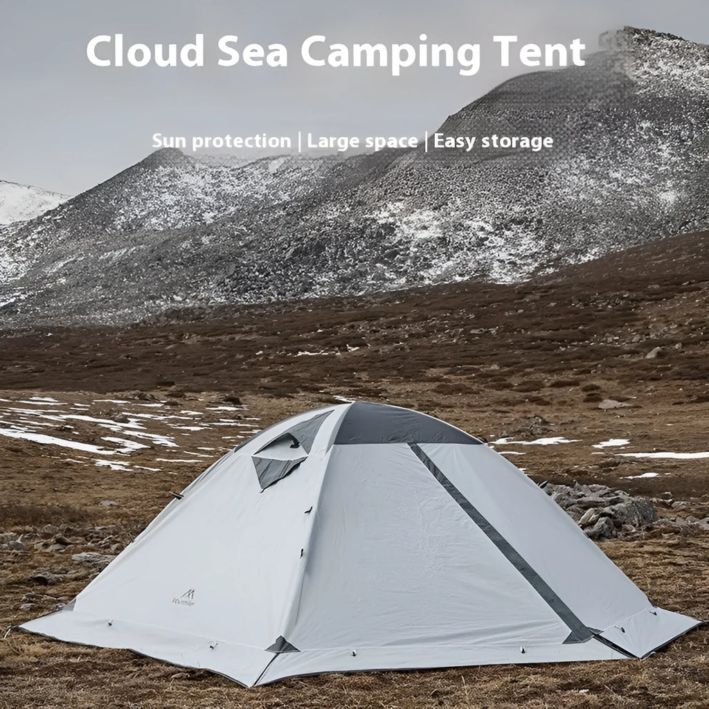 Outdoor camping rainproof sun protection portable storage tent 210D polyester double 210x140x110cm