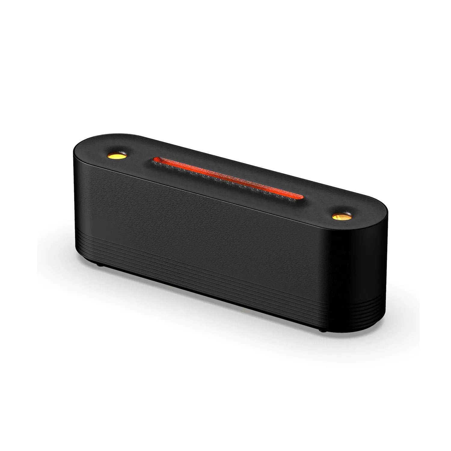 Black or white ultrasonic aroma diffuser with 7 colour LED flame lighting and cool mist output