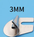 Manual spiral edge folder for towel tubes, metal construction, available in 3mm to 10mm sizes