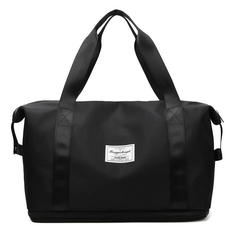 Stylish and durable travel bag with multiple pockets and compartments for fitness, gym, and outdoor activities