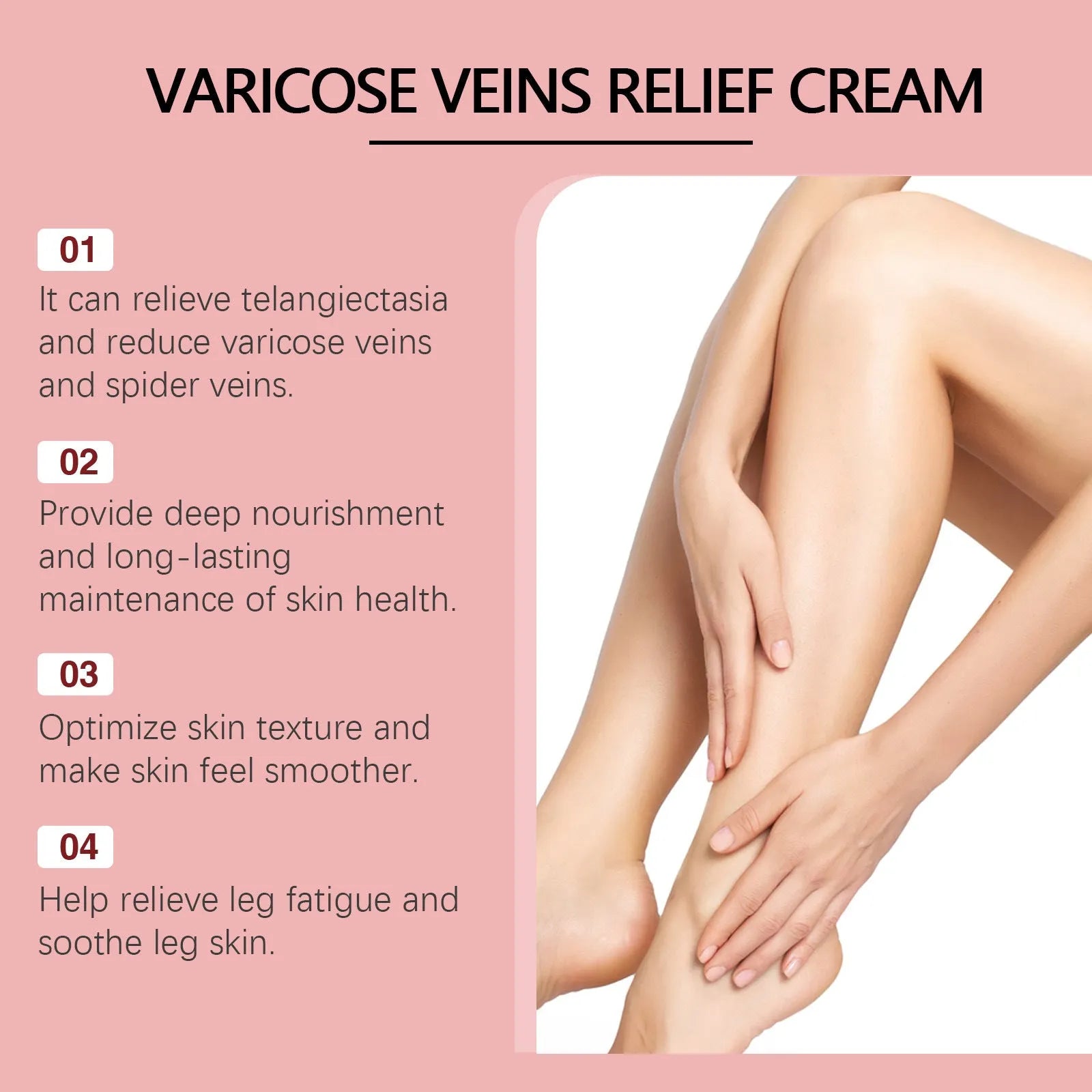 Two 80g tubes of leg moisturising cream for general skin types