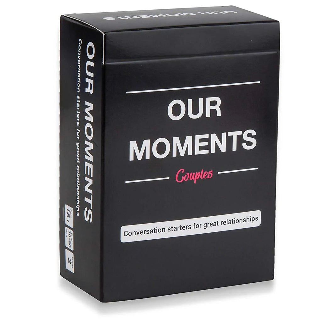 Black box of Our Time Lovers Edition couples communication cards showing size 9cm x 6.5cm x 3.5cm