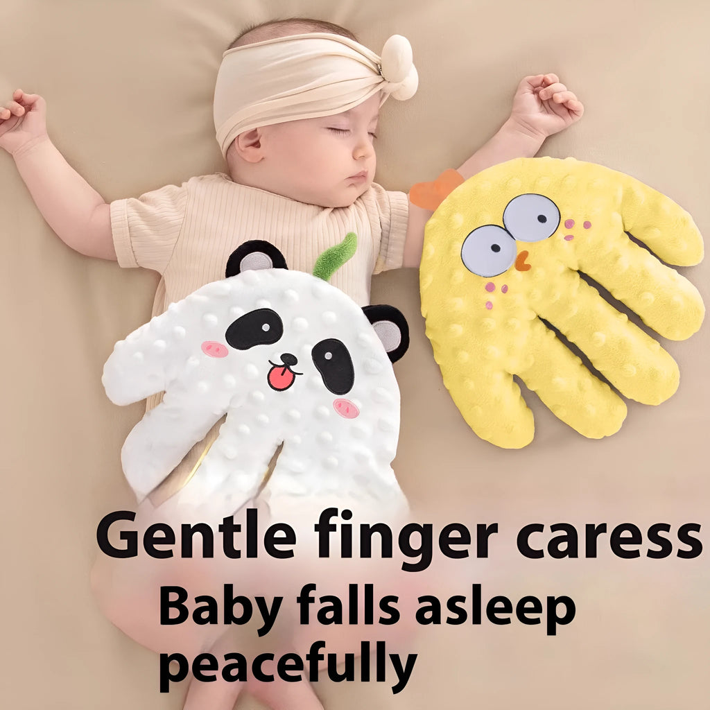 Electric pat shock big palm doll in yellow chick style with remote control and charging cable