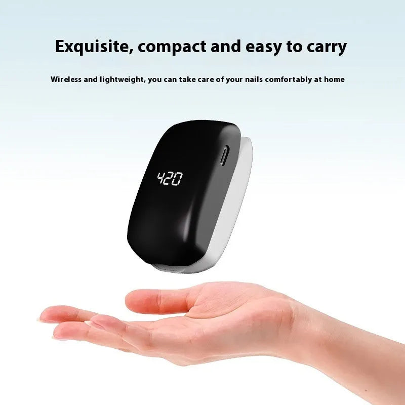 White UV laser light device for auxiliary onychomycosis care with quick-drying UV lamp function