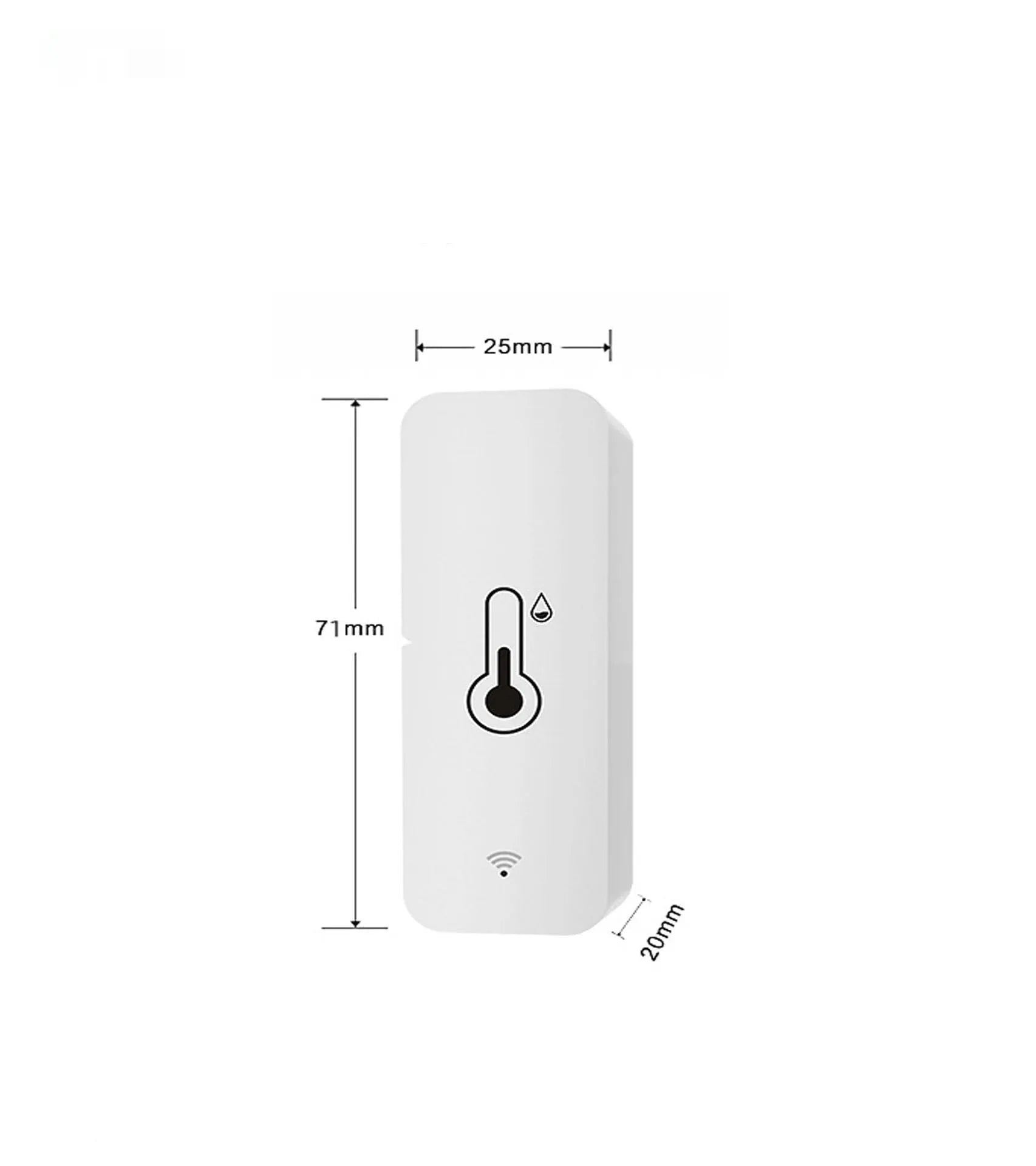 WiFi Zigbee temperature humidity sensor ABS plastic smart home device