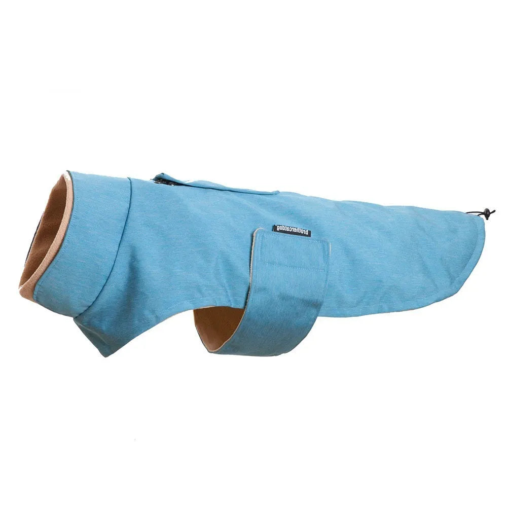 Polyester dog winter vest coat in rose red colour for medium large breed dogs