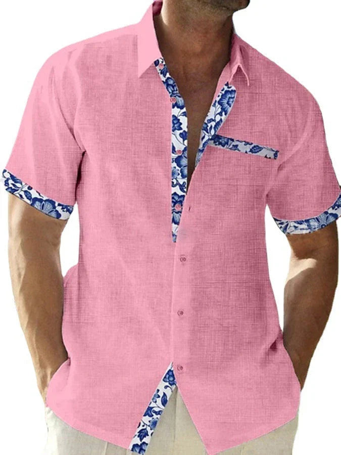 Stylish and comfortable men's casual vacation shirts in a variety of vibrant colors