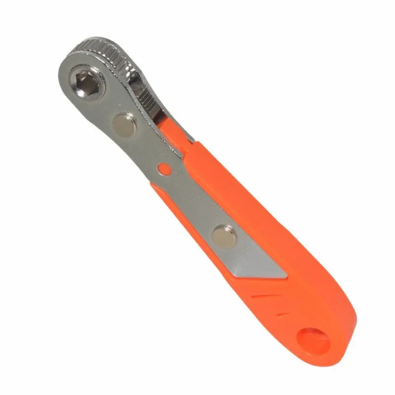 Mini 36-tooth ratchet screwdriver sleeve and L bend spanner set in chrome vanadium steel with forward reverse mechanism