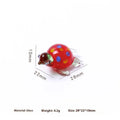 Geometric glass turtle ornament in six colour variations for desktop decoration