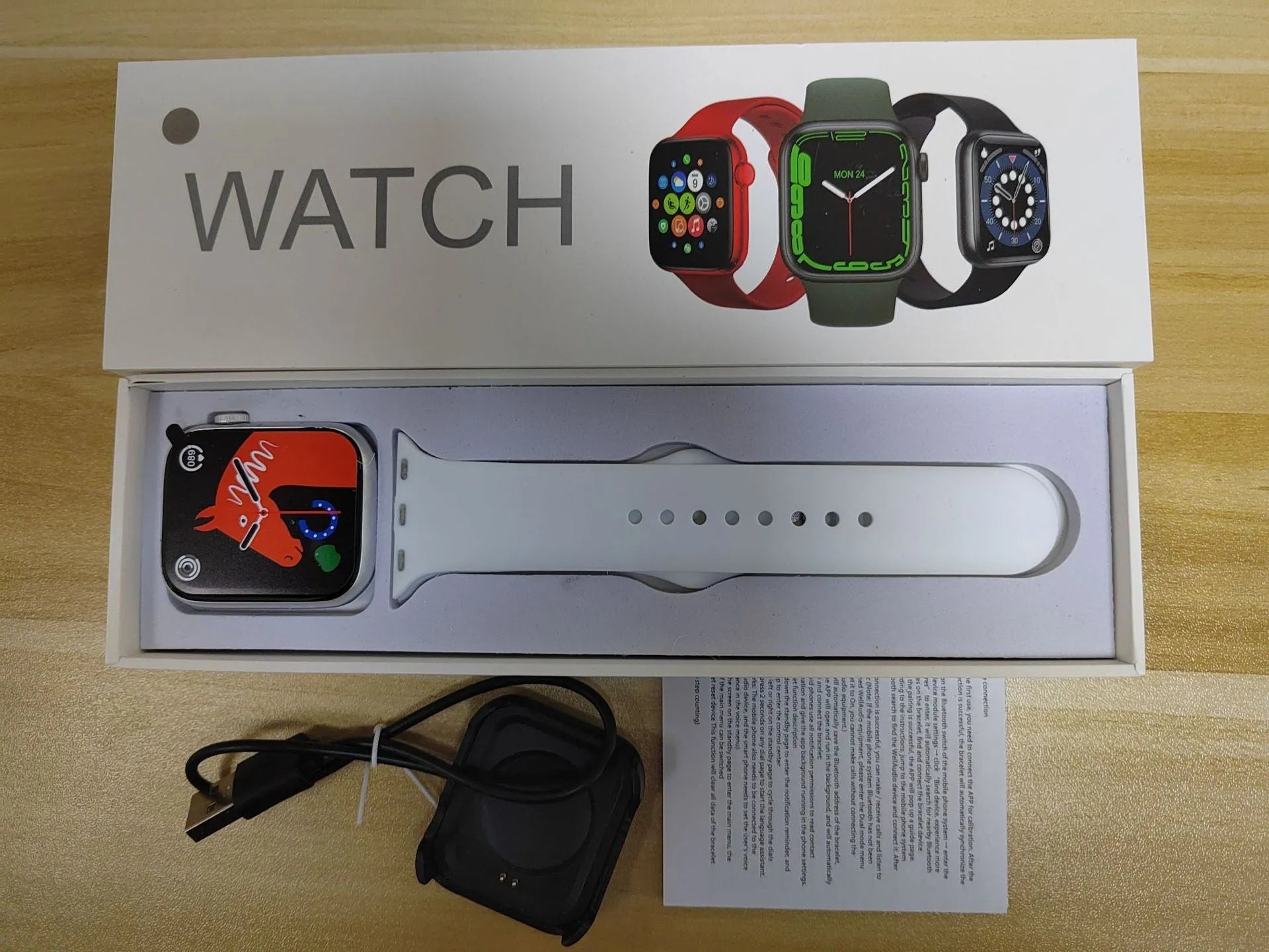 GT20 smart watch with alloy case and silicone band showing heart rate monitoring on 1.75-inch screen