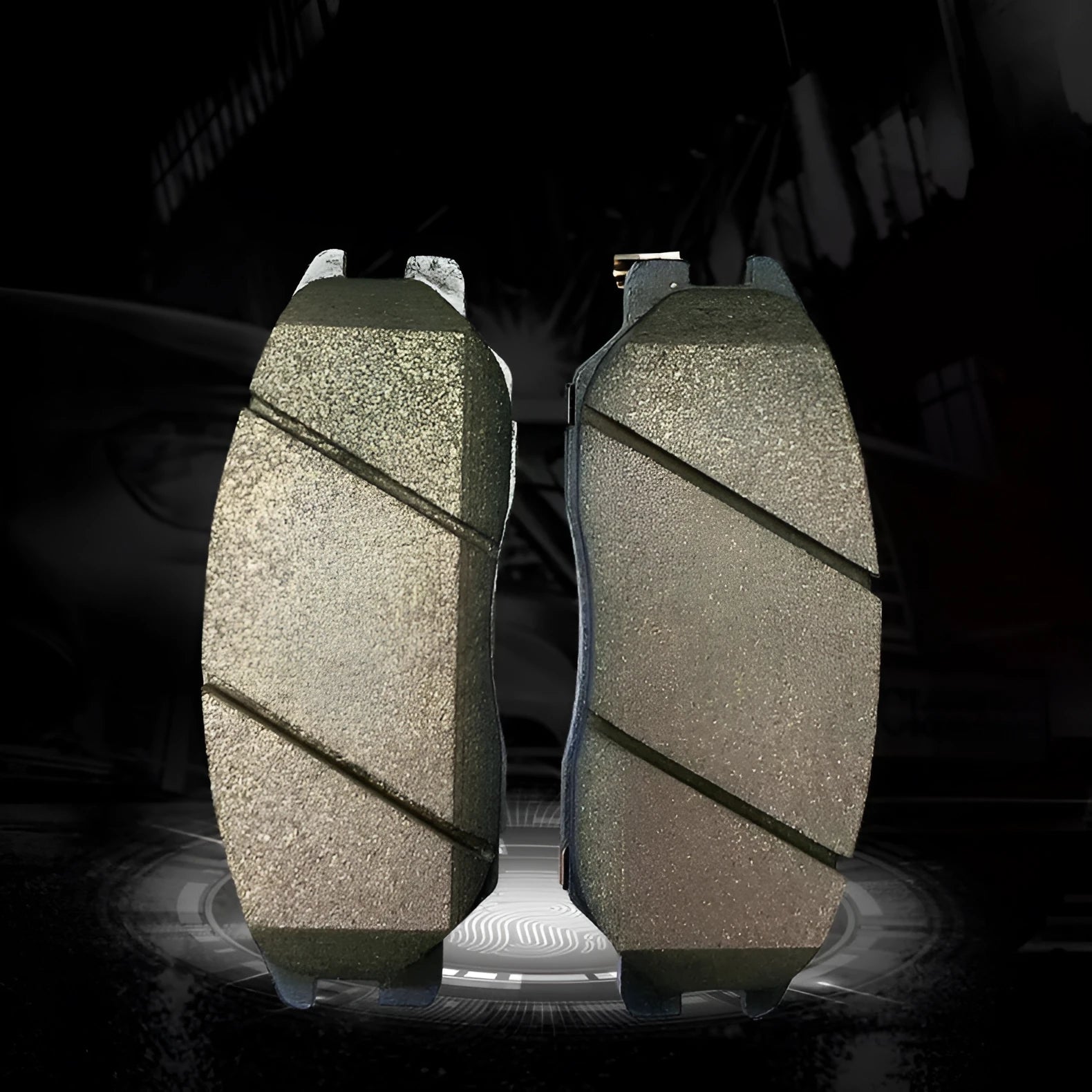 Aiteng Kyron Rester brake pad, part numbers 4813009A10 and 4813008BA0.