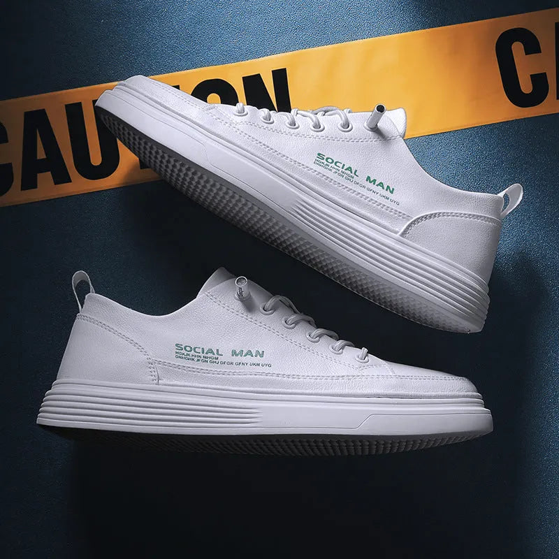 Men's casual board shoes in white, black or sand, EVA upper and sole, low top, lace-up, sizes 39-44