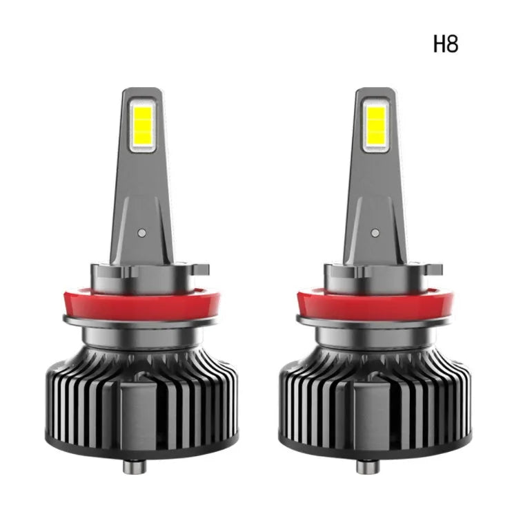 Car LED headlight bulb super bright 60W 8000 lumens IP67 aluminium housing fits H4 H7 H11 9005 9006