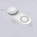 White touch dimming table lamp, 215 x 80 x 45mm, with 3000K warm white light and 600mAh battery