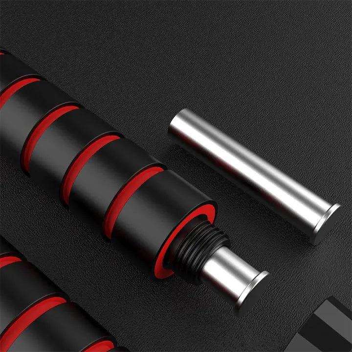 Steel wire jump rope with black PP handle on a dark background for fitness training