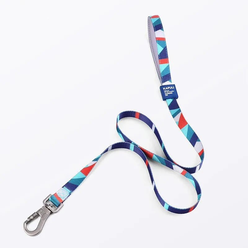 Polyester dog vest haulage rope package with chest strap and traction rope in multiple colours