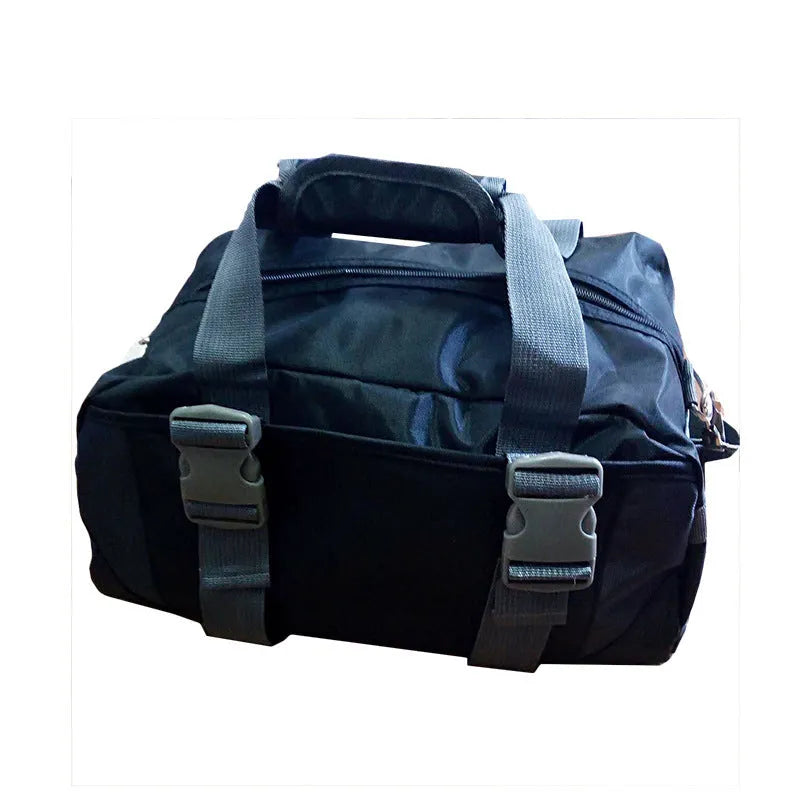 Nylon yoga gym bag in choice of medium or large size and multiple colours including black, blue, pink and purple