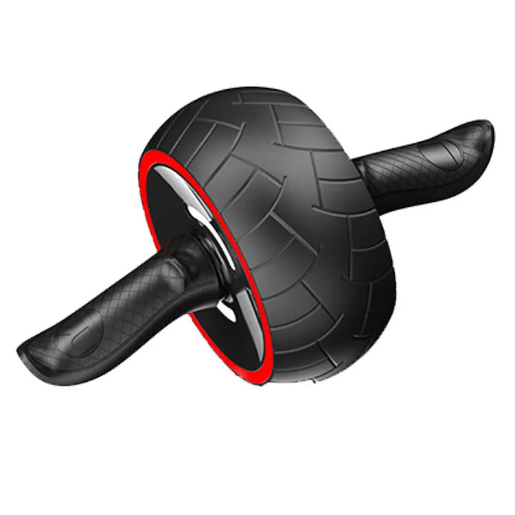 Black perineum rebound abdominal wheel fitness equipment with roller for core exercise