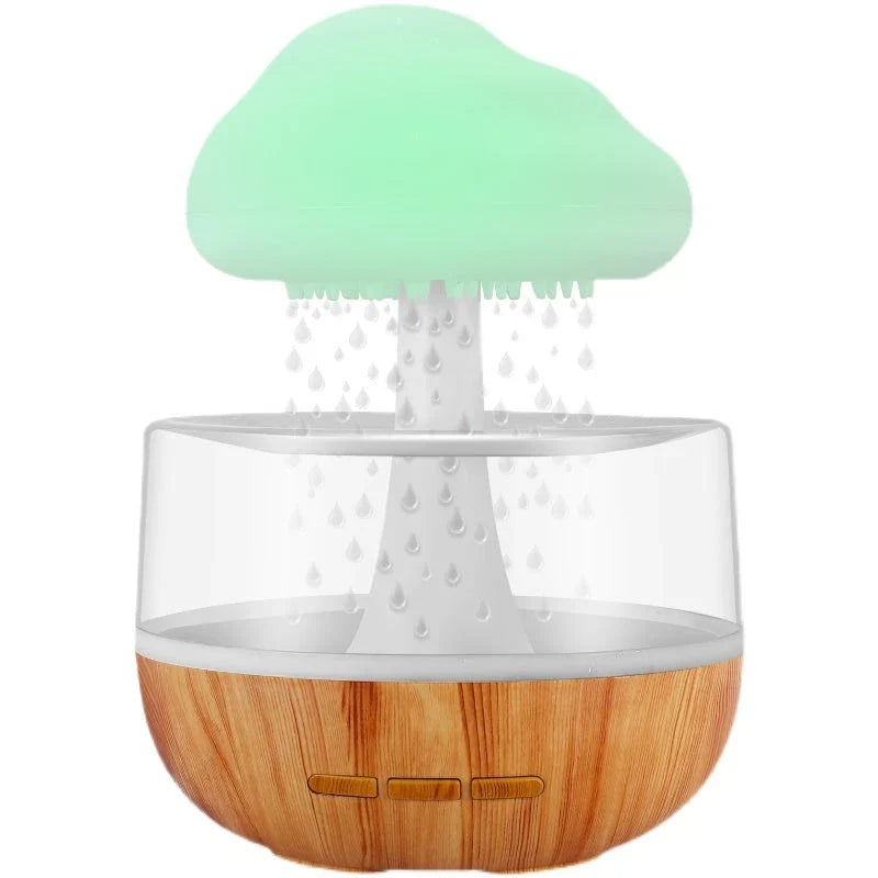 Soothing Cloud Humidifier with Aromatherapy Diffuser and Relaxing 7-Color LED Lighting for Home and Office