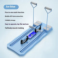 Multi-functional fitness board abdominal wheel equipment in blue colour for home workouts