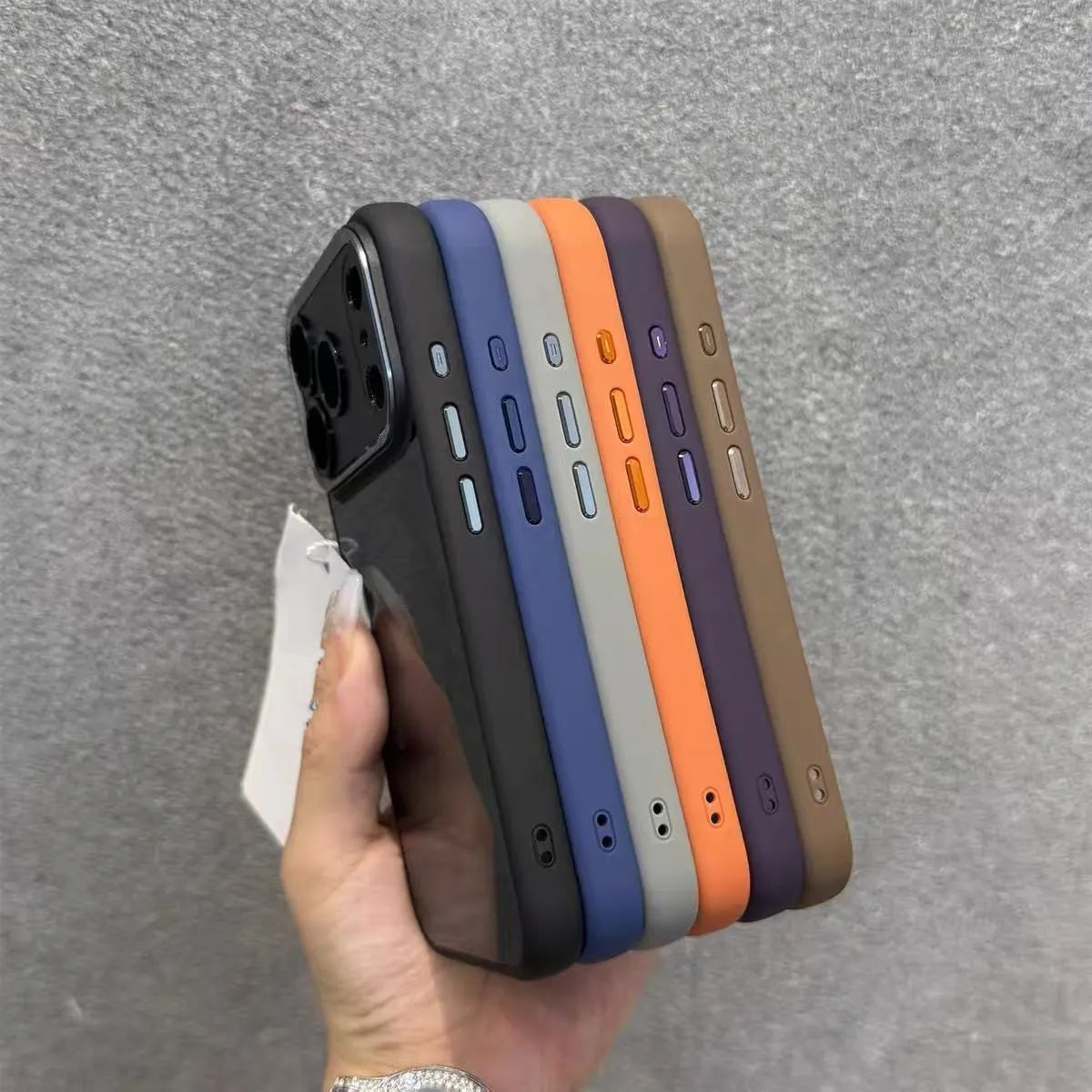 Plastic magnetic suction phone case in black warrior colour compatible with iPhone models