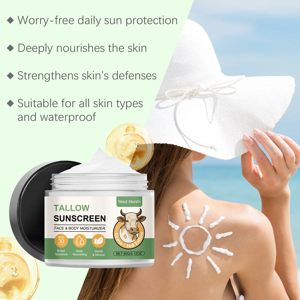 60g protective moisturising cream tube with titanium dioxide and hyaluronic acid ingredients