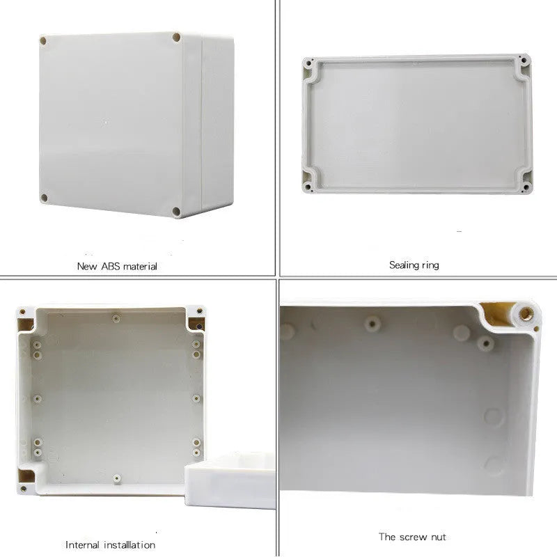 New ABS security power box 225×190×70mm with customisable dimensions and colour option for indoor outdoor use