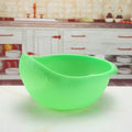 Plastic drain washing rice sieve basket in Blue 22.2x17.4x13cm multi-purpose kitchen colander