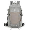 AZELA Gray Hiking Backpack with adjustable straps, available in 25L or 35L for outdoor use