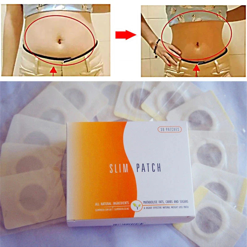 Belly Button Slimming Patches - Natural Weight Loss Aid with Traditional Chinese Medicine Ingredients