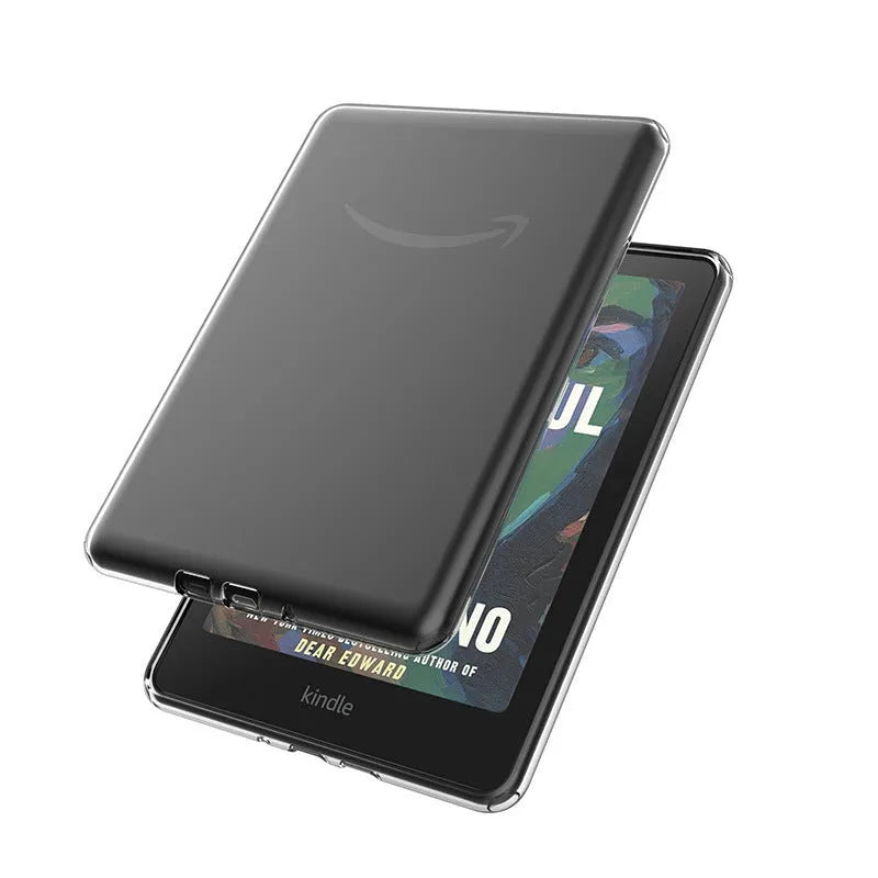 Transparent TPU protective case for Kindle, fully transparent soft cover compatible with Kindle 12th generation 2024 and PaperWhite models