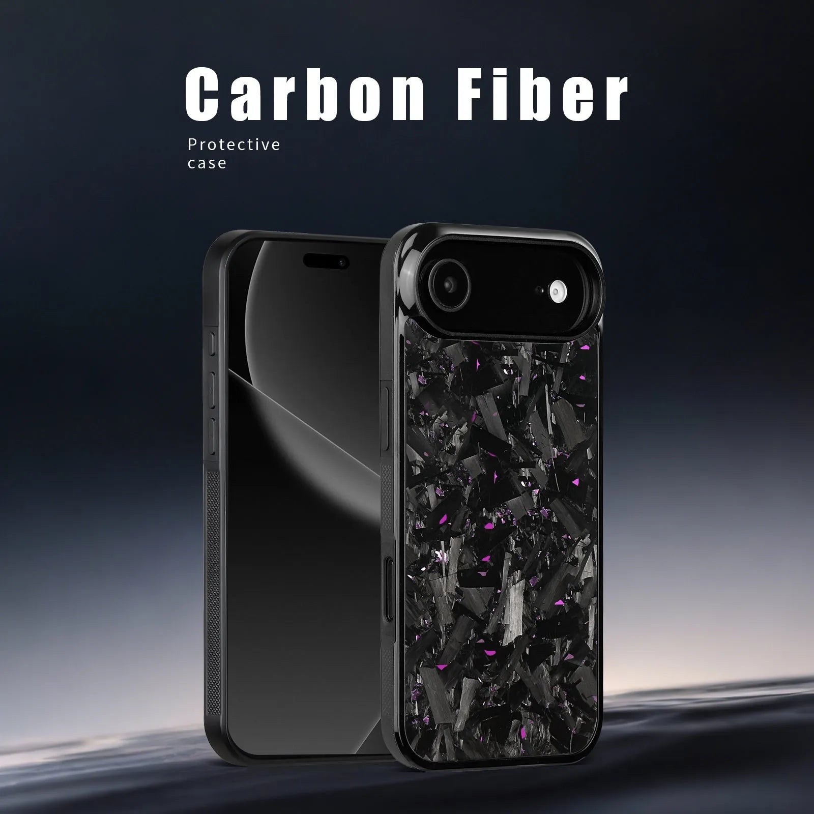 Large grain textured mobile phone case for iPhone 17, available in multiple colours, with anti-slip back
