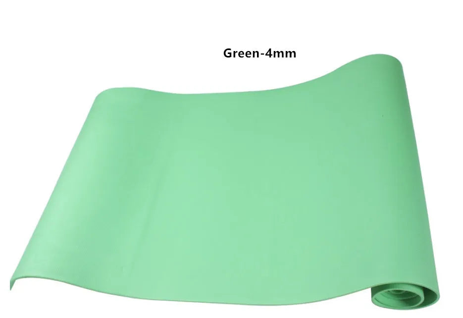 EVA fitness yoga mat in selected colour showing textured anti-slip surface