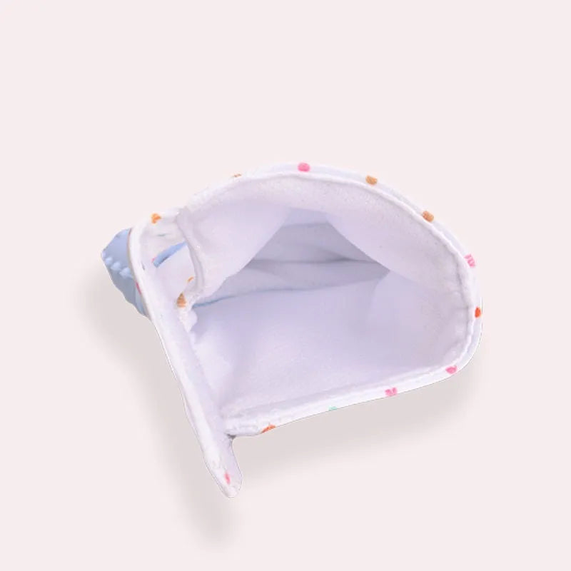 Baby silicone teething gloves with Velcro strap in multiple colour options