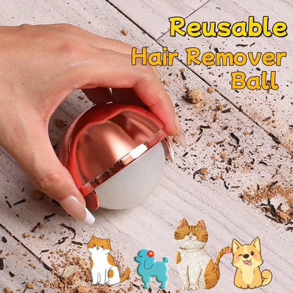 Reusable lint roller in liquid silver and rose gold colors for removing pet hair and lint from clothes, furniture, and other fabrics