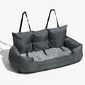 Cloth pet car kennel dog house in waterproof grey, dark green, blue or flannelette grey for dogs.