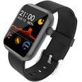 R3L full touch smart watch 1.3 inch IPS colour screen, black silicone wristband