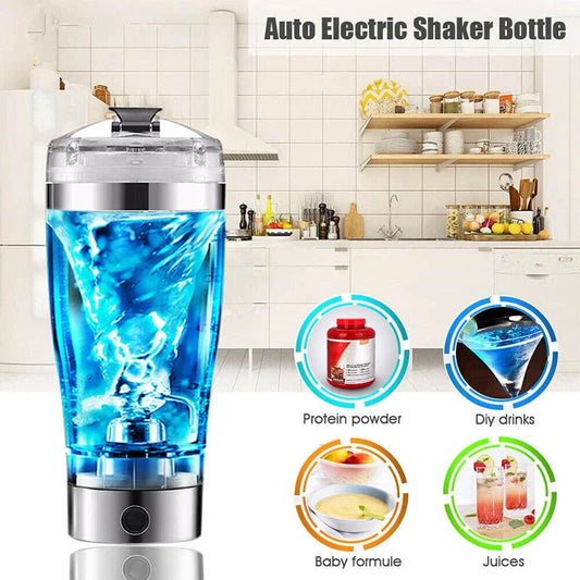 Portable Rechargeable Electric Protein Shake Mixer Bottle with Vortex Blending Technology, Ideal for Fitness, Travel, and On-the-Go Lifestyles