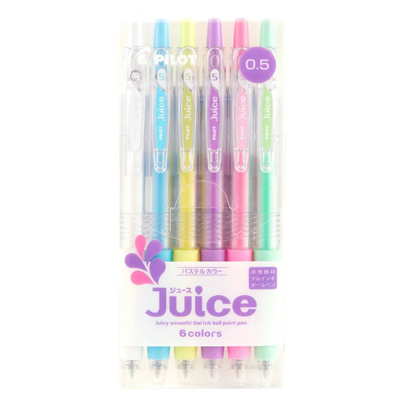 Baiguole 0.5mm gel pen in metallic gold, silver, blue, red, pink, and green colours, length 143mm.