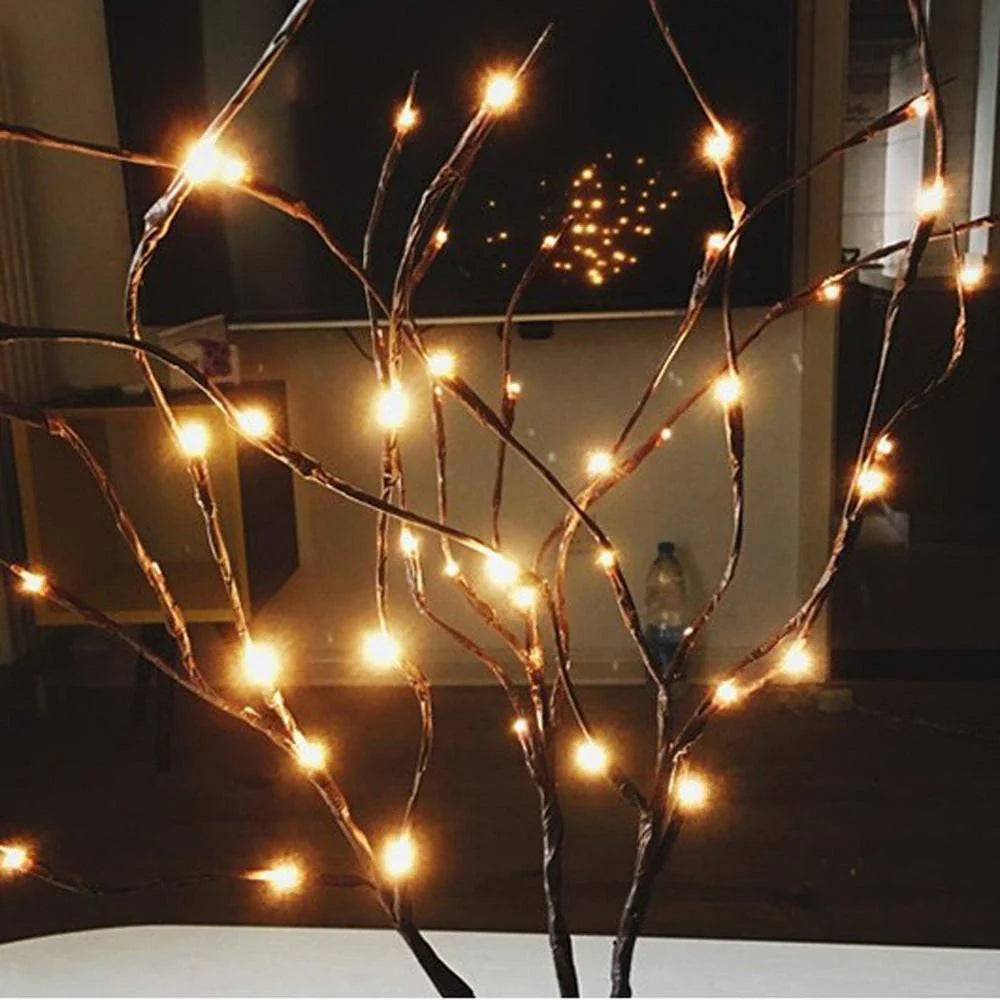 Enchanting Twig Lights with Ultra-Bright LED Bulbs, Perfect for Home Decor and Celebrations