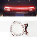 Automotive daytime running lights with silicone housing and scanning functionality in three length options