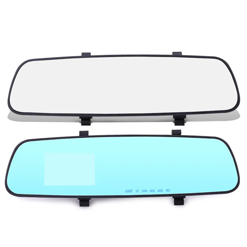 1080P HD rearview mirror driving recorder with 2.4-inch display and 100-degree lens