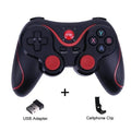 Black and white X3 model Bluetooth wireless game controller for Android mobile phones.