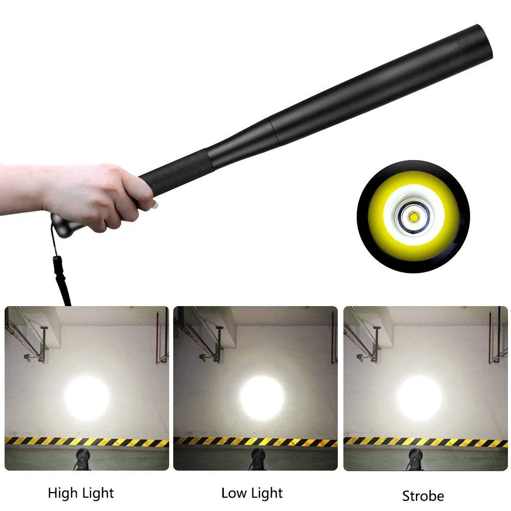 LED aluminium flashlight with CREE LED, 2000 lumens, adjustable focus, in lengths 12.5cm to 49cm