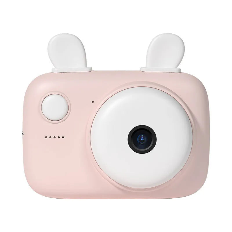 A2 Kids Macaron digital camera in colour options: green, pink, purple, or red.