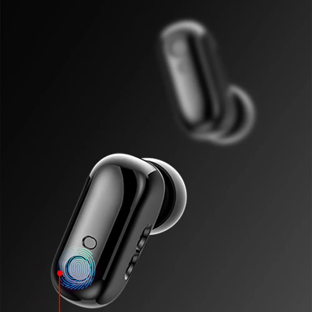 X7 TWS Headset Smart Watch in black with large touchscreen display and integrated earpiece
