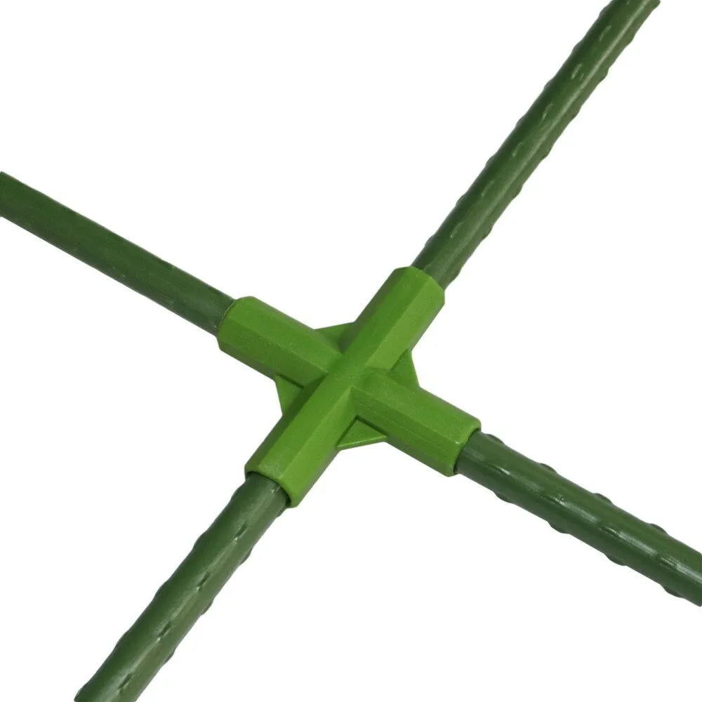 PP plant support connectors for 11mm garden stakes with 3-way and 4-way joiners