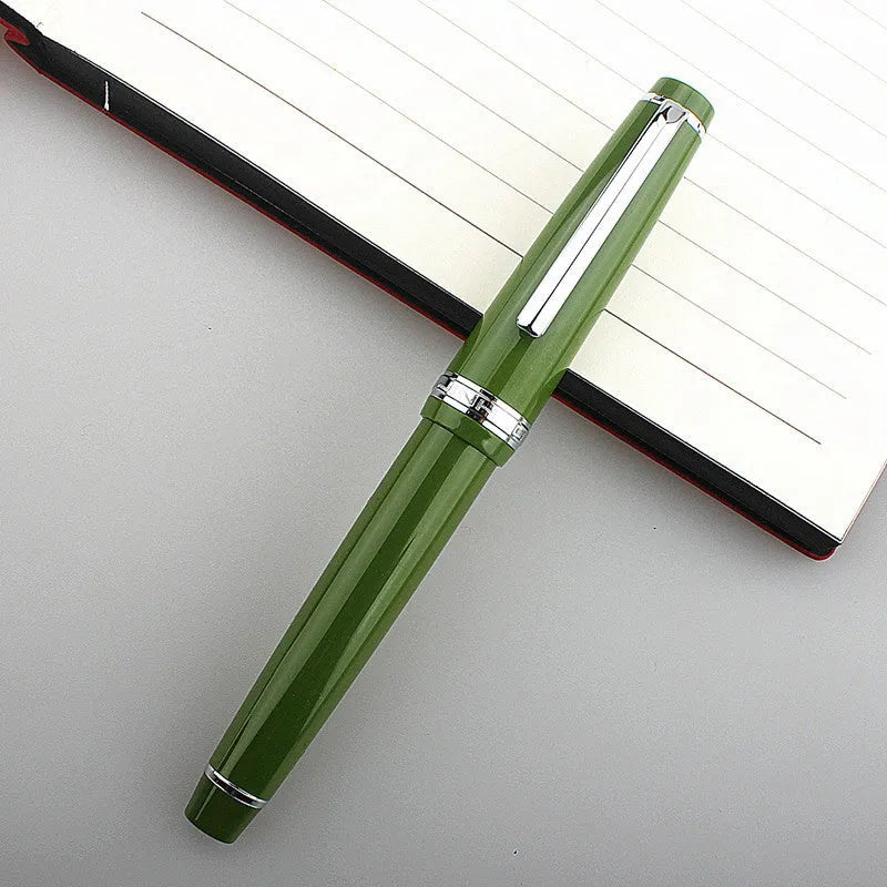 Short pocket business pen with resin body and stainless steel tip in multiple colour options