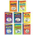 Big Nate 8-book box set featuring eight paperback novels in a cardboard slipcase with cartoon cover art