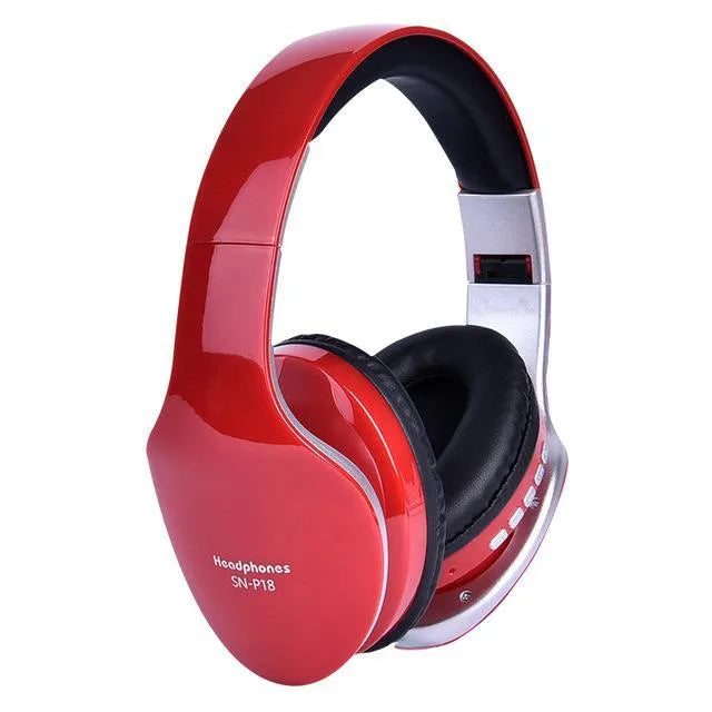 HobbyLane Bluetooth wireless headset in black colour with 40mm drivers and charging cable